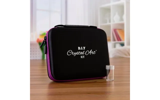 Crystal Art Storage Case With 30 Bottles
