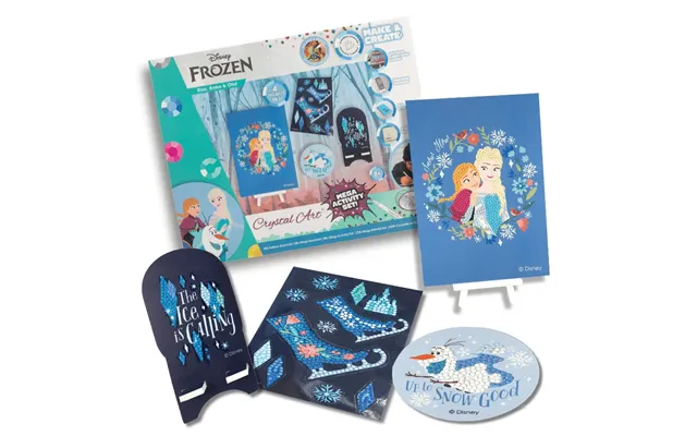 Elsa Anna & Olaf Crystal Art Mega Activity Set Disney