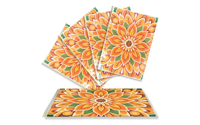 Flower Crystal Art Dinner Placemat Kit Set Of 4