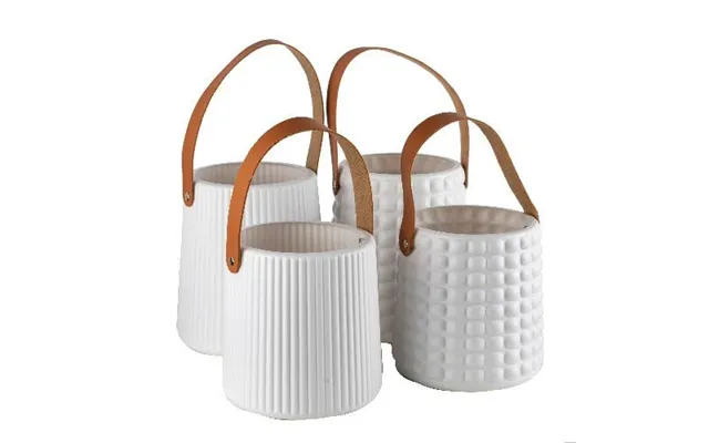 Forever Flowerz Set Of 4 Wide Shatterproof Vases
