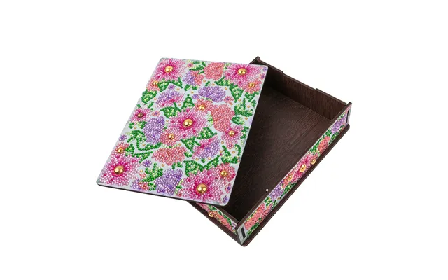 Garden Party Crystal Art Wooden Box
