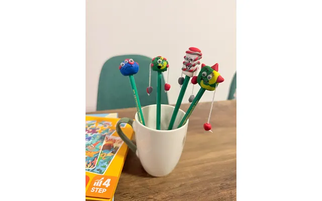 The Clay Monster Pencil Toppers Little Makers Kit