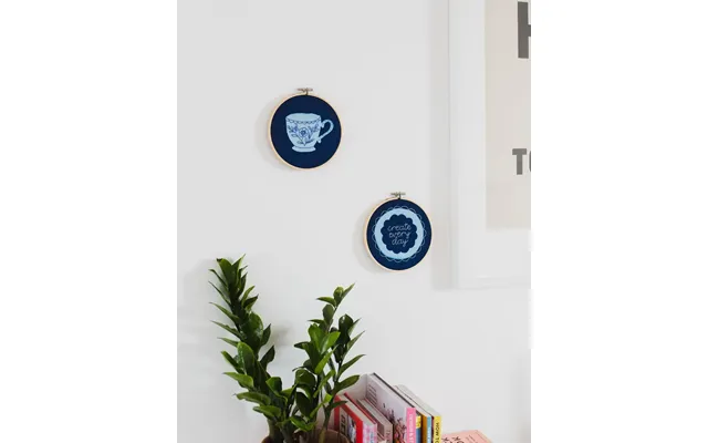 The Cyanotype Embroidered Wall Art Craft Kit