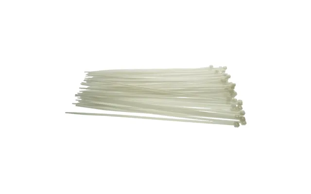 100 Cable Ties 4.8mm X 300mm Neutral