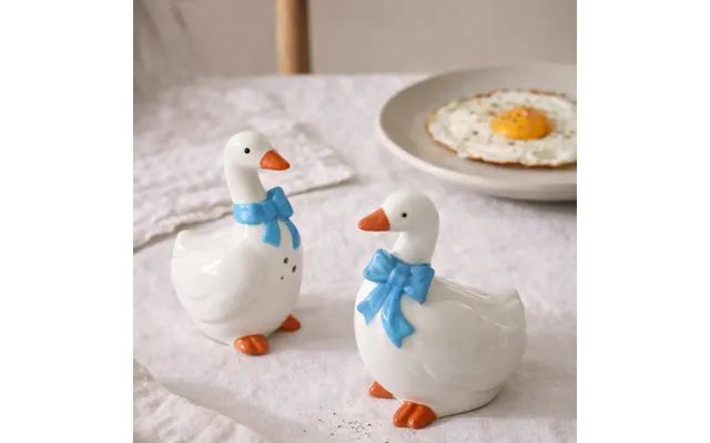 2 Goose Seasoning Bottle Handcrafted Ceramic Spice Bottle