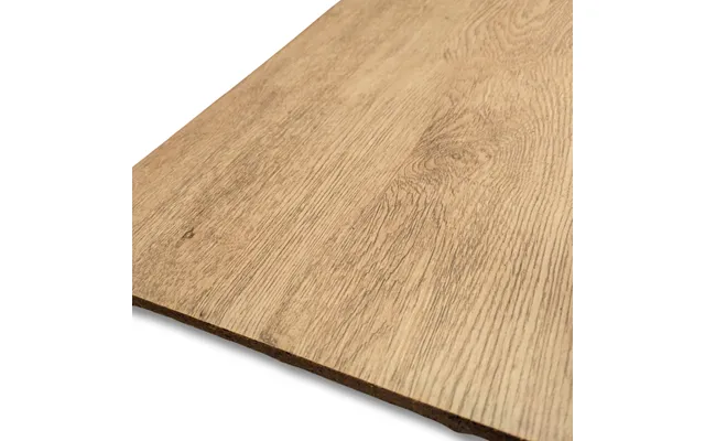 20mm Konnecta Wood Effect Gym Flooring Mats - Wood Effect Corner Natural Medium Oak