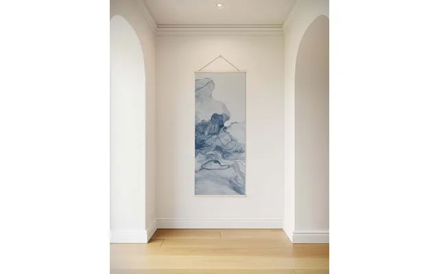 Abstract Watercolour Tapestry - Natural
