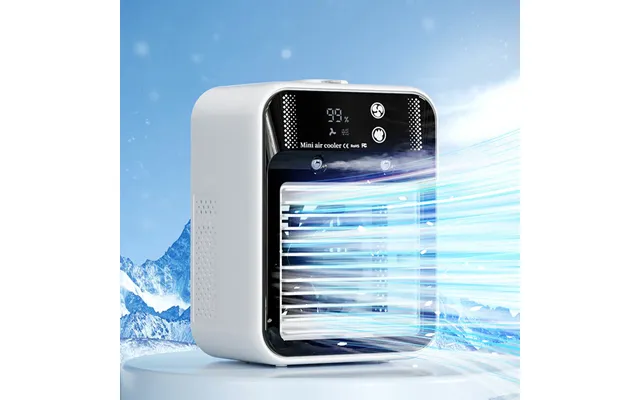 Air Conditioner Air Cooler Fan Water Cooling Fan Air Conditioning For Room Office Portable Air Conditioner Cars - Ivory 