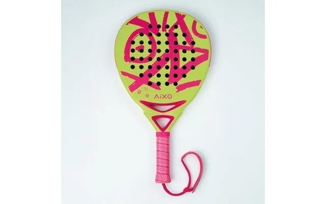 Aixo Neotag Padel Racket 18k Carbon - Green Pink One Size