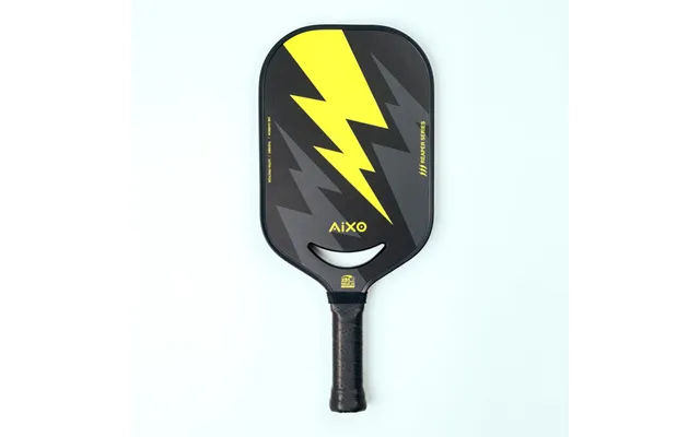 Aixo P14c Reaper Series Insane Bolt 18k Raw Carbon Pickleball Padel - Black Yellow One Size