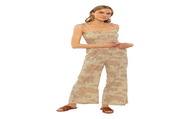 Amuse Society Mina Woven Jumpsuit - Natural Xs