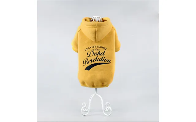 Autumn And Winter Pet Dog Pattern Sweater - Printed Yellow L