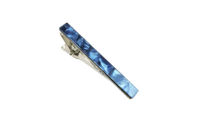 Blue Marble Effect Tie Clip