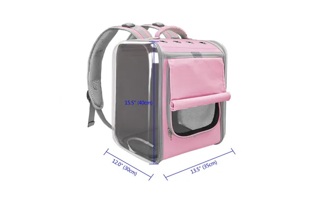 Breathable Cat Cabin For Portable Pet Backpack - Pink