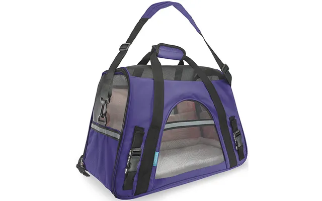 Breathable Small Teddy Dog Backpack - Purple Large