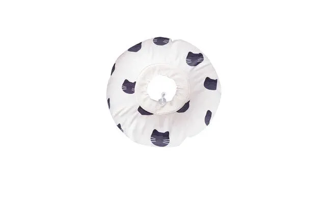 Cat Headgear Anti-lick And Bite Waterproof Soft Cloth Elizabethan Ring Sterilization Pet Collar - E L