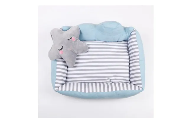Cloud Square Nest Can Be Disassembled To Wash Pet Nest - Blue Pillow Xl