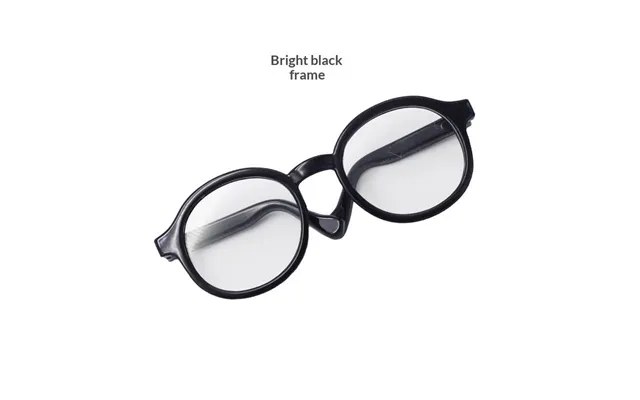 Cotton Doll Rag Dolls Pet Sunglasses Accessories Toys - Black Frame Transparent Sheet 6
