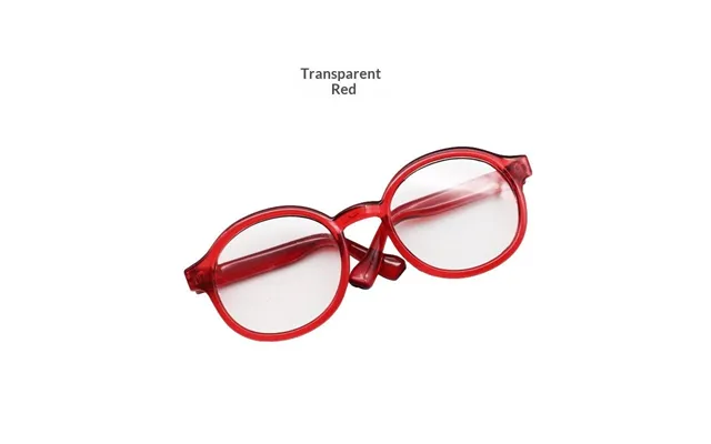 Cotton Doll Rag Dolls Pet Sunglasses Accessories Toys - Transparent Red 9cm