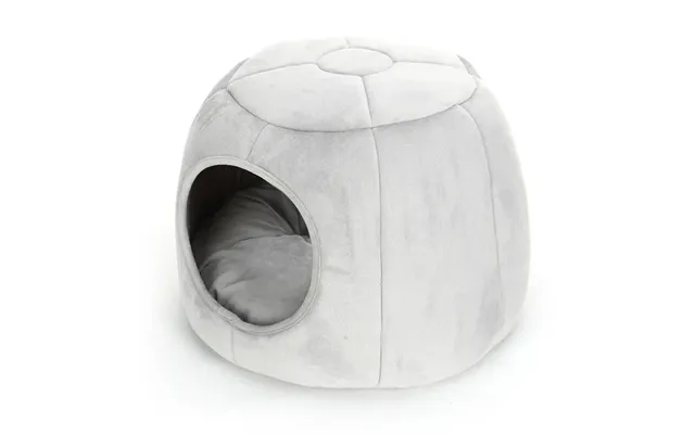 Cotton Pet Semi-enclosed Windproof Warm Sheep Nest - Grey Stump Nest