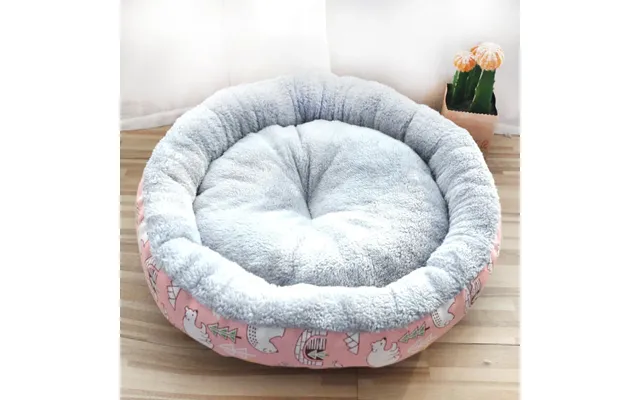 Dog And Cat Litter Padded With Round Cotton - Pink L