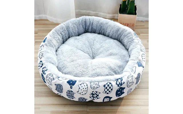 Dog And Cat Litter Padded With Round Cotton - White S