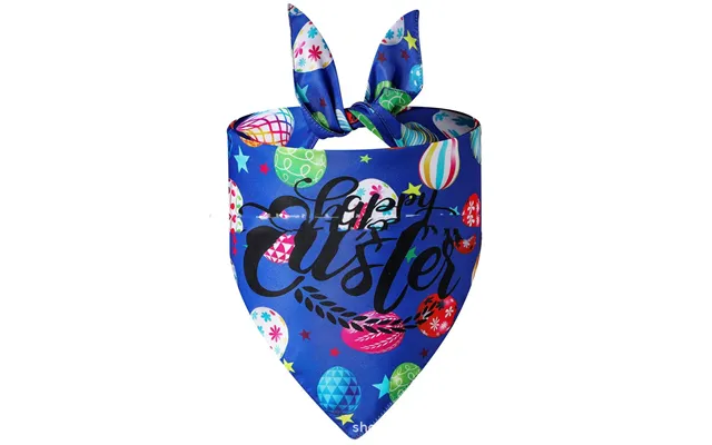 Easter Pet Spit Towel Bunny Triangular Bandage - E