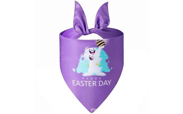 Easter Pet Spit Towel Bunny Triangular Bandage - F