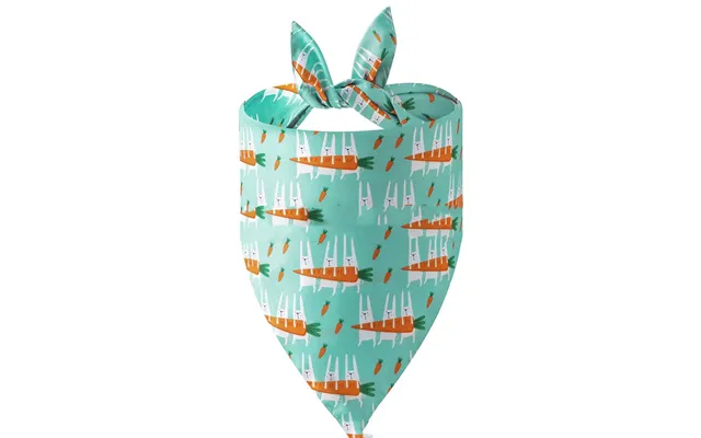Easter Pet Spit Towel Bunny Triangular Bandage - L