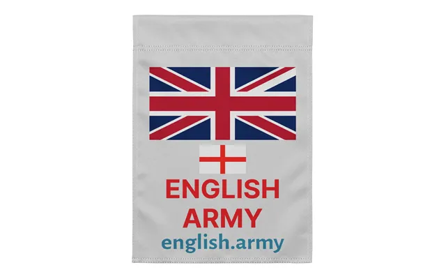 English Army - Garden Flag
