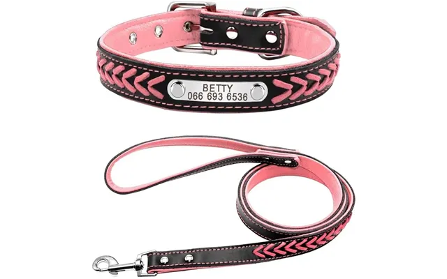 Engraving Anti-lost Dog Tag - Pink Xs