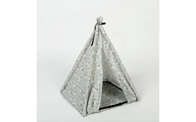 Folding Tent Doghouse - Grey 34x34x40cm