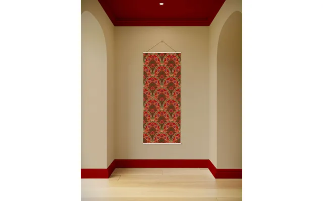 Indian Floral Tapestry - Natural