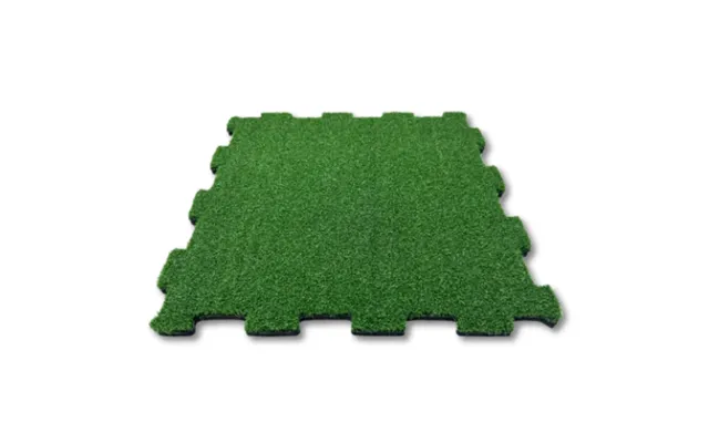 Interlocking Turf Puzzle Tiles - Green
