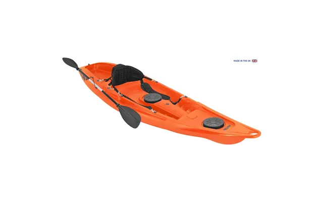 Kaafu Solo Fishing Kayak Plastic Neutral Orange Complete Package