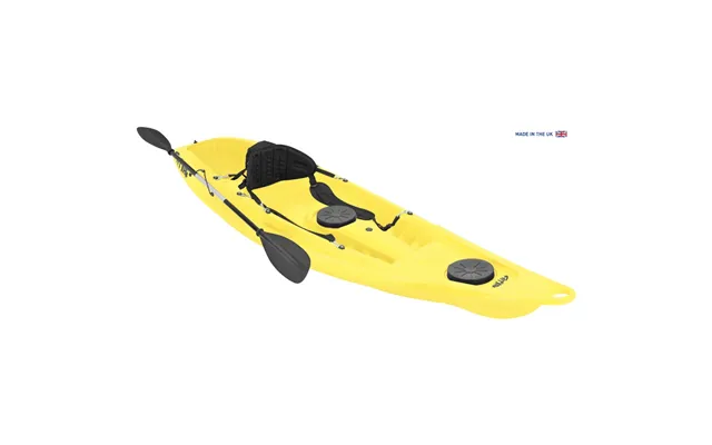 Kaafu Solo Fishing Kayak Plastic Neutral Yellow Complete Package