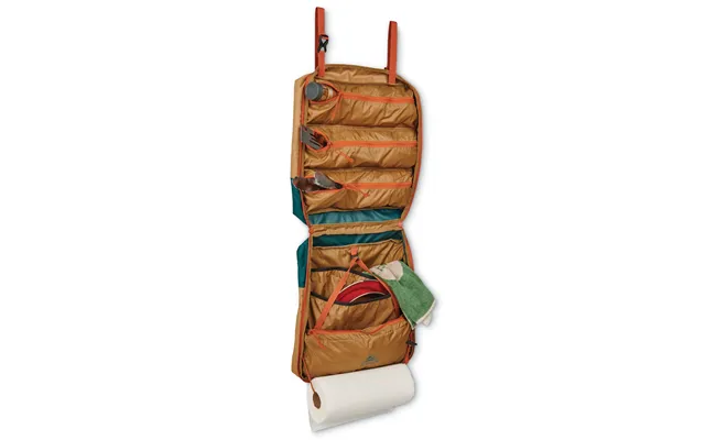 Kelty Camp Galley Camp Kitchen Organiser In Dull Gold Deep Teal