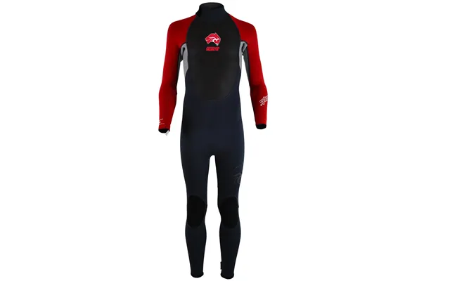 Kids 3 2mm Summer Wetsuit Pulse Full Length - Red S