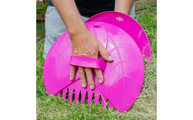 Leaf Grab Garden Cleaning Scoops - Pink