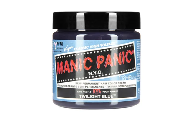 Manic Panic Twilight Blue Semi-permanent Hair Dye - Grey Blue Vegan