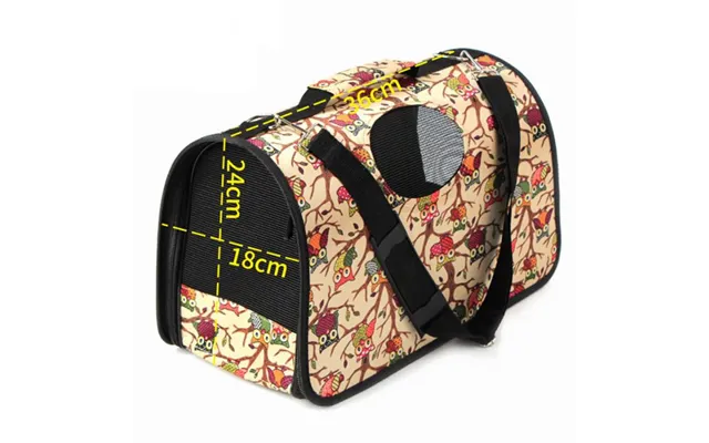 Multifunctional Oxford Cloth Pet Bag - Owl S