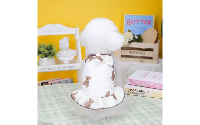 New Puppy Teddy Small Dog Skirt Pet Clothes - Bear Xl