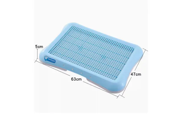Pet Dog Toilet Puppy Dog Potty Tray Indoor Litter Boxes - Blue L