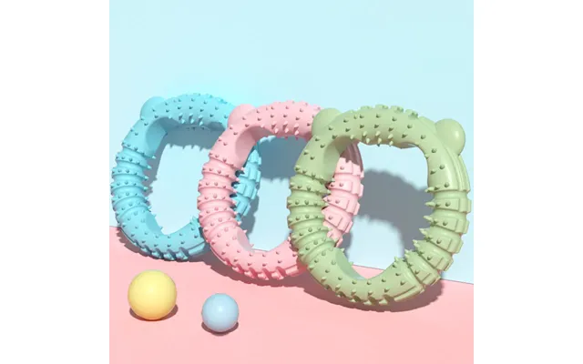 Pet Dog Toy Bear-type Bite-resistant Ring - Random Color Medium