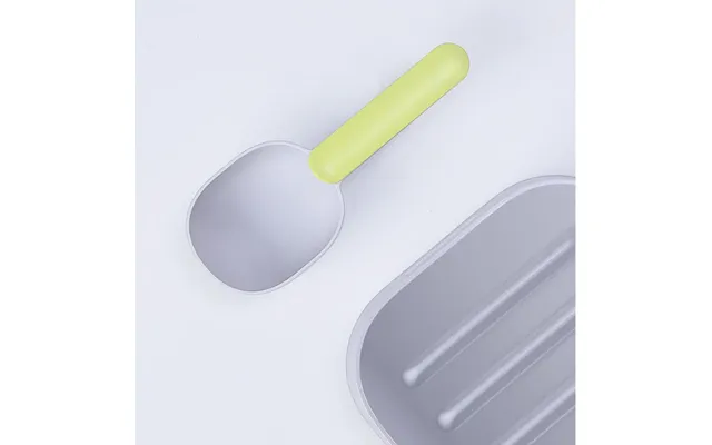 Pet Food Spoon - Green Gray