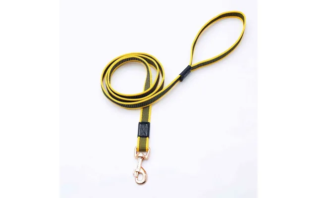 Pet Supplies Non-slip Traction Rope Golden Retriever Training Walking Dog Rope Extension - Yellow Width 2cm 1