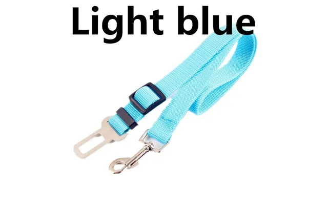 Pet Traction Rope Car Seat Belt - Light Blue