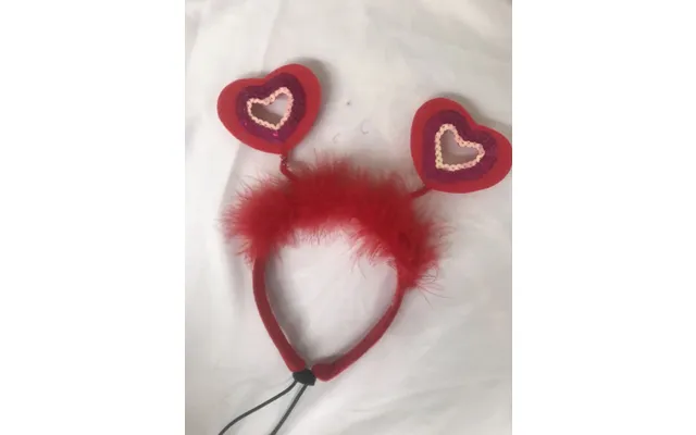 Pet Valentine's Day Headband Hair Accessory - Red