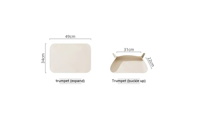 Pet Waterproof And Oil Resistant Pu Leather Anti Slip Pad - Small Size