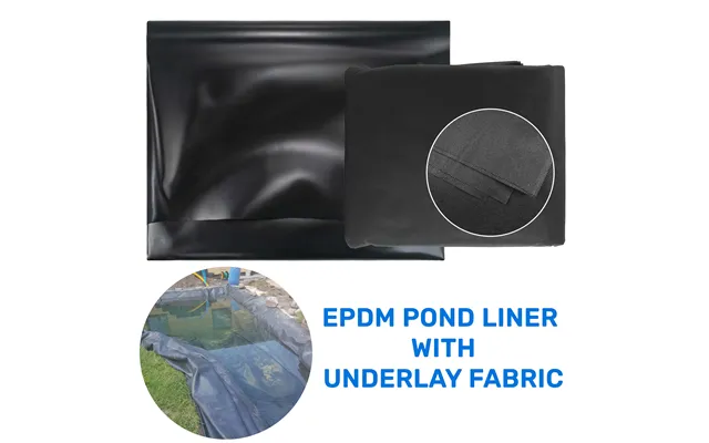 Pond Liner 900gsm Epdm With Underlay - 5m X 6m
